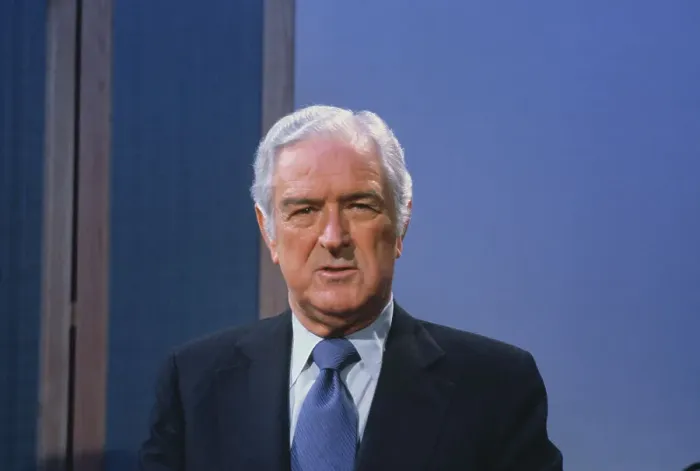 : John Connally on Blue Television Set : John Connally on Blue Television Set