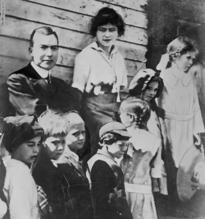 Framed Print : John D. Rockefeller Jr. Watching Schoolchildren Framed Print : John D. Rockefeller Jr. Watching Schoolchildren