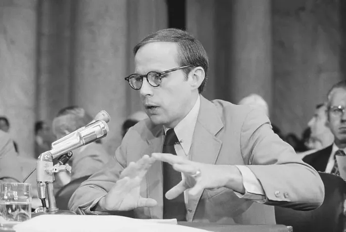 Framed Print : John Dean Testifies at the Watergate Hearings Framed Print : John Dean Testifies at the Watergate Hearings