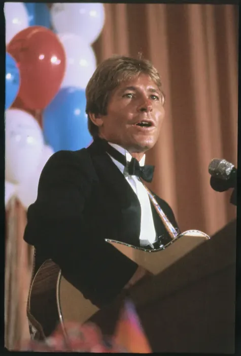 Framed Print : John Denver Singing