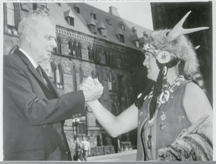 Framed Print : John Diefenbaker Shaking Hands Framed Print : John Diefenbaker Shaking Hands