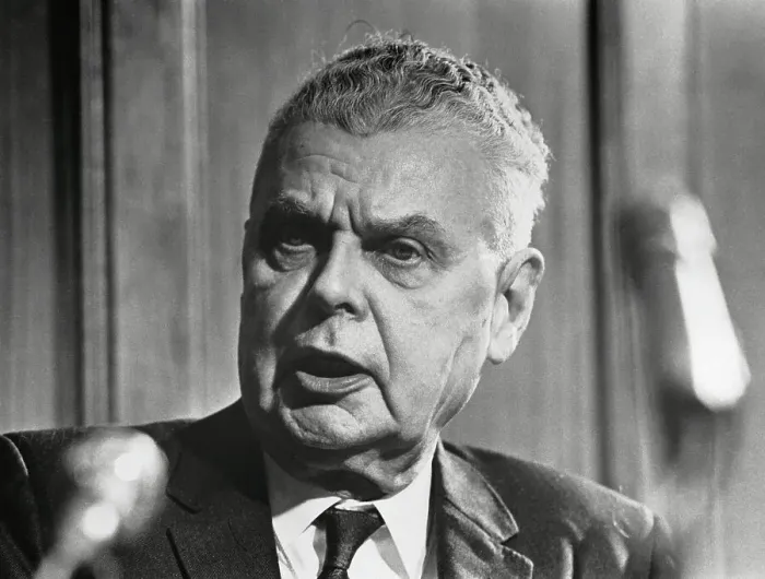 Framed Print : John Diefenbaker Speaking at Microphone Framed Print : John Diefenbaker Speaking at Microphone