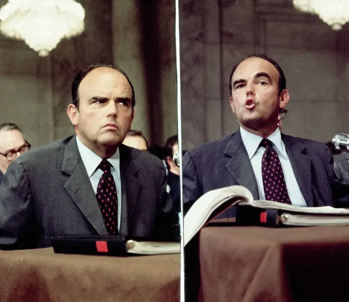 Framed Print : John Ehrlichman Before Watergate Committee Framed Print : John Ehrlichman Before Watergate Committee