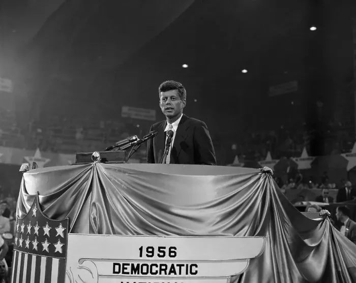 Framed Print : John F Kennedy Addressing Democratic Convention Framed Print : John F Kennedy Addressing Democratic Convention