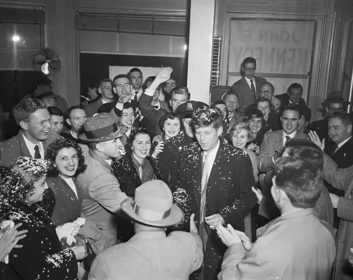Framed Print : John F. Kennedy Arrives At Headquarters Framed Print : John F. Kennedy Arrives At Headquarters