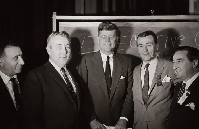 Framed Print : John F. Kennedy Attending a State Labor Convention Framed Print : John F. Kennedy Attending a State Labor Convention