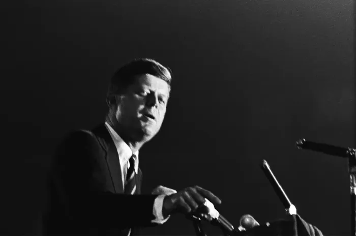 Framed Print : John F. Kennedy Campaign Event Framed Print : John F. Kennedy Campaign Event