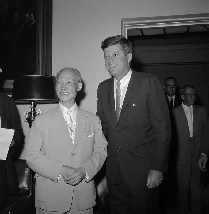Framed Print : John F. Kennedy with Chen Cheng Framed Print : John F. Kennedy with Chen Cheng