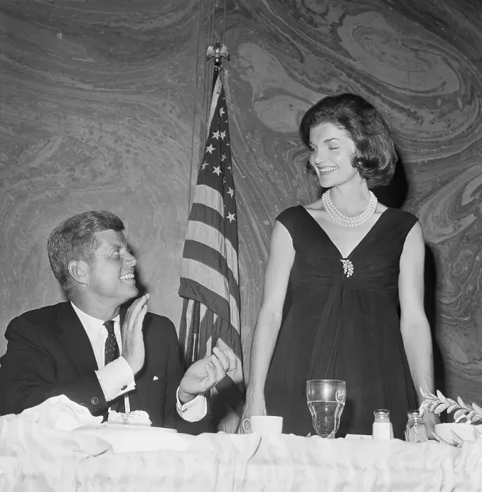 Framed Print : John F. Kennedy Clapping For His Wife Framed Print : John F. Kennedy Clapping For His Wife