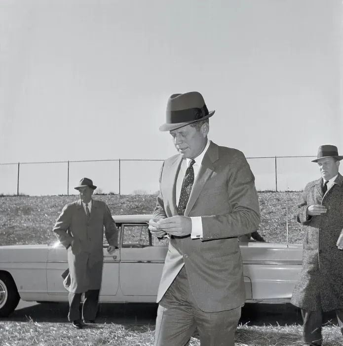 Framed Print : John F. Kennedy in a Fedora Framed Print : John F. Kennedy in a Fedora