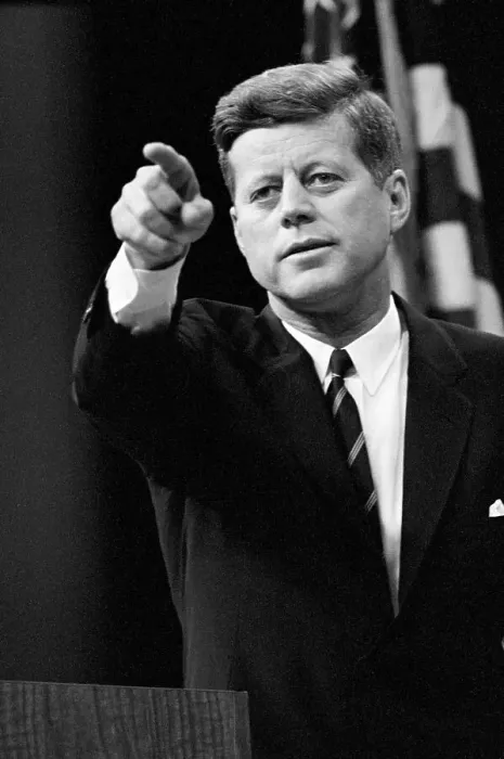 Framed Print : John F. Kennedy Gestures During News Conference Framed Print : John F. Kennedy Gestures During News Conference
