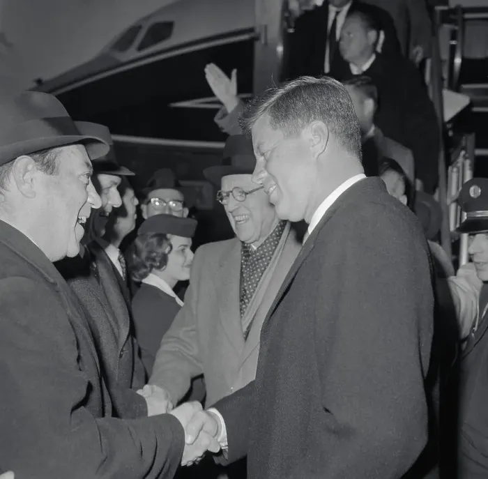 Framed Print : John F. Kennedy Greeting New York Mayor Framed Print : John F. Kennedy Greeting New York Mayor