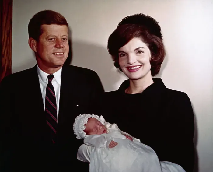 Framed Print : John F Kennedy with Jackie Holding Son John Jr Framed Print : John F Kennedy with Jackie Holding Son John Jr