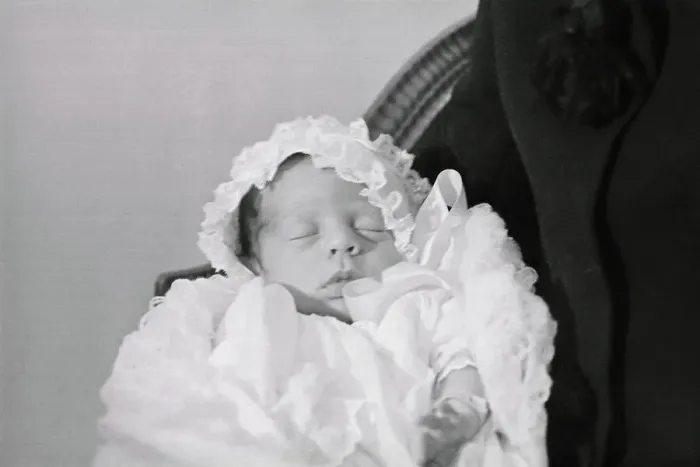 Framed Print : John F. Kennedy, Jr. at His Christening Framed Print : John F. Kennedy, Jr. at His Christening