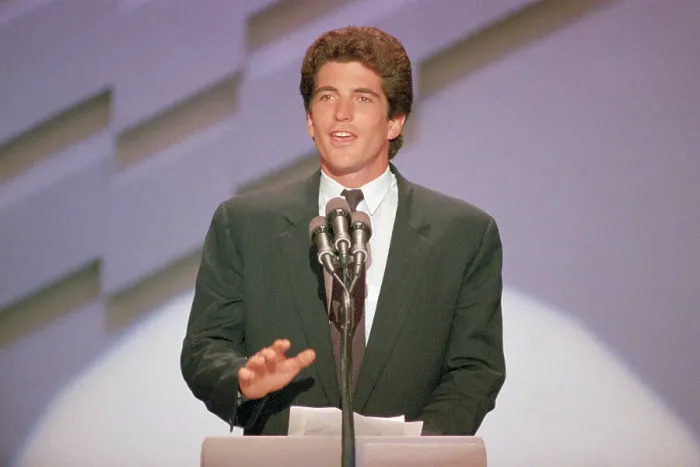 Framed Print : John F. Kennedy Jr. at Convention Framed Print : John F. Kennedy Jr. at Convention