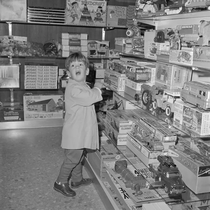Framed Print : John F Kennedy Jr Enjoying Toy Store Framed Print : John F Kennedy Jr Enjoying Toy Store
