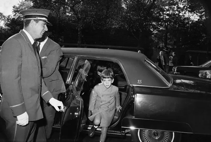 Framed Print : John F. Kennedy Jr. Exiting Automobile Framed Print : John F. Kennedy Jr. Exiting Automobile