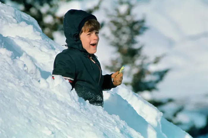 Framed Print : John F Kennedy Jr Frolicking in Snow Framed Print : John F Kennedy Jr Frolicking in Snow