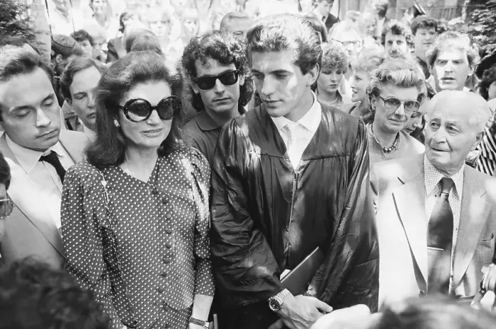 Framed Print : John F. Kennedy Jr. at Graduation Framed Print : John F. Kennedy Jr. at Graduation