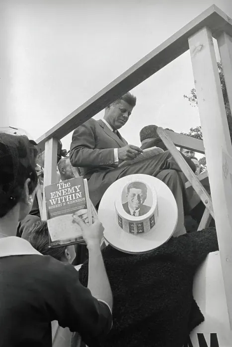 Framed Print : John F. Kennedy Preparing to Make Speech Framed Print : John F. Kennedy Preparing to Make Speech