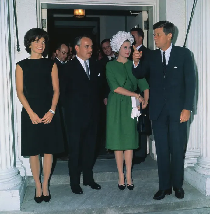 Framed Print : John F. Kennedy and Royalty Framed Print : John F. Kennedy and Royalty