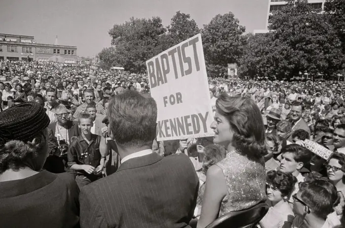 Framed Print : John F Kennedy and Sister Viewing Crowd at Rally Framed Print : John F Kennedy and Sister Viewing Crowd at Rally