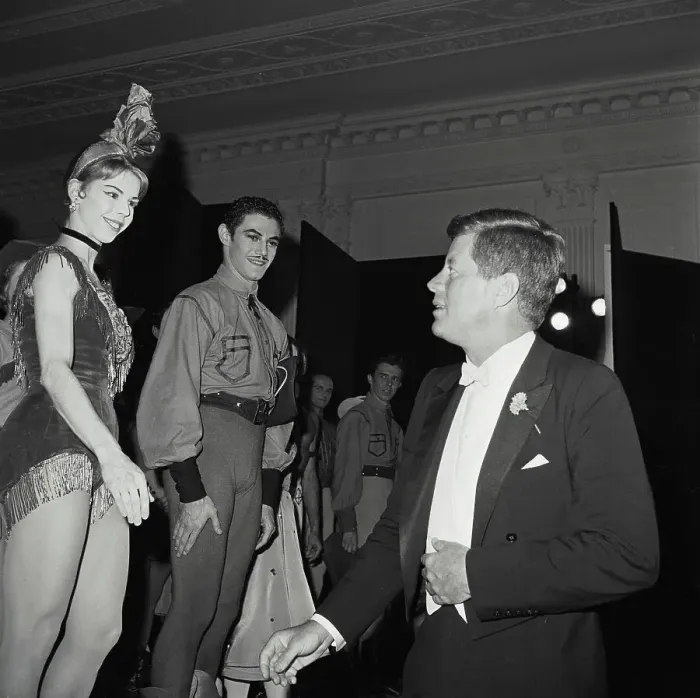Framed Print : John F. Kennedy Talking to Salie Wilson and Bruce Mark Framed Print : John F. Kennedy Talking to Salie Wilson and Bruce Mark