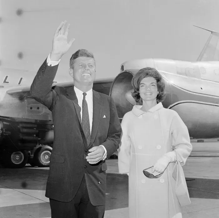 Framed Print : John F. Kennedy Waving Framed Print : John F. Kennedy Waving