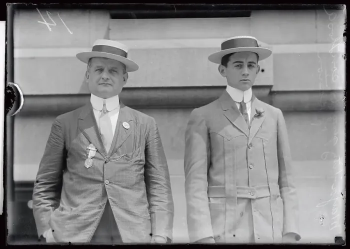 Framed Print : John Fitzgerald with Son Thomas