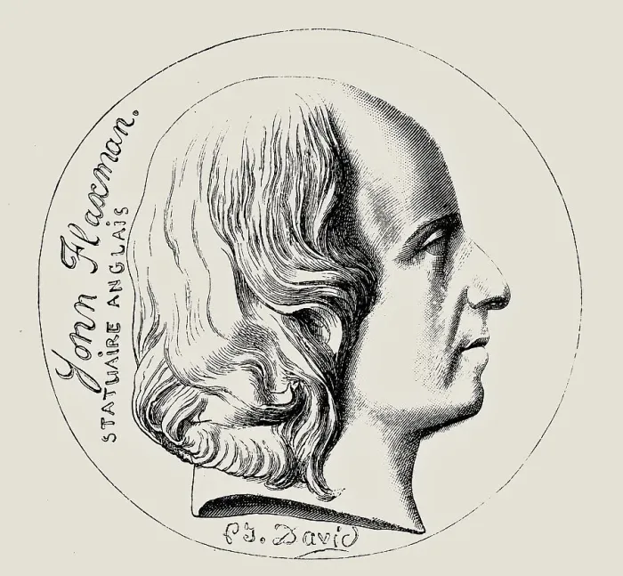Framed Print : John Flaxman (1755-1826), British sculptor Framed Print : John Flaxman (1755-1826), British sculptor