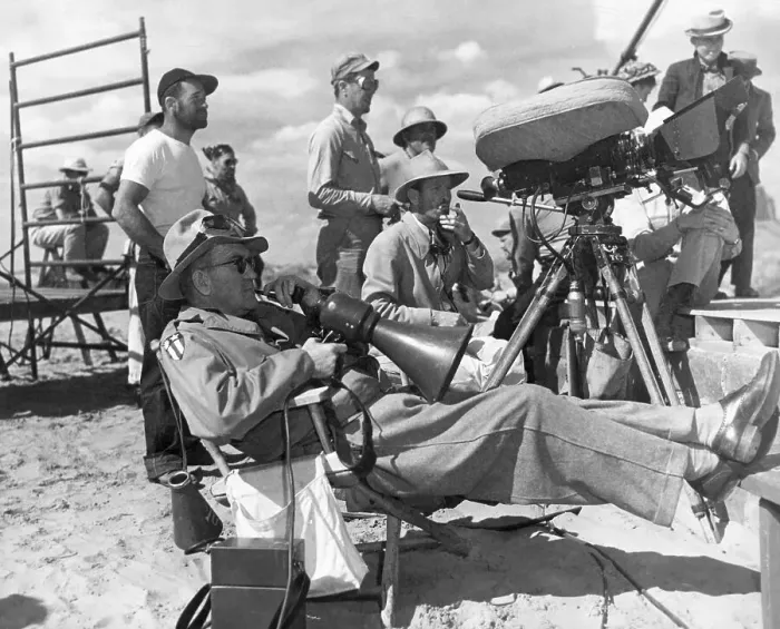 Framed Print : John Ford Filming My Darling Clementine Framed Print : John Ford Filming My Darling Clementine