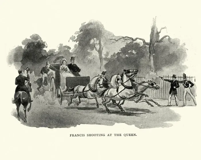 Framed Print : John Francis attempted assassination of Queen Victoria Framed Print : John Francis attempted assassination of Queen Victoria