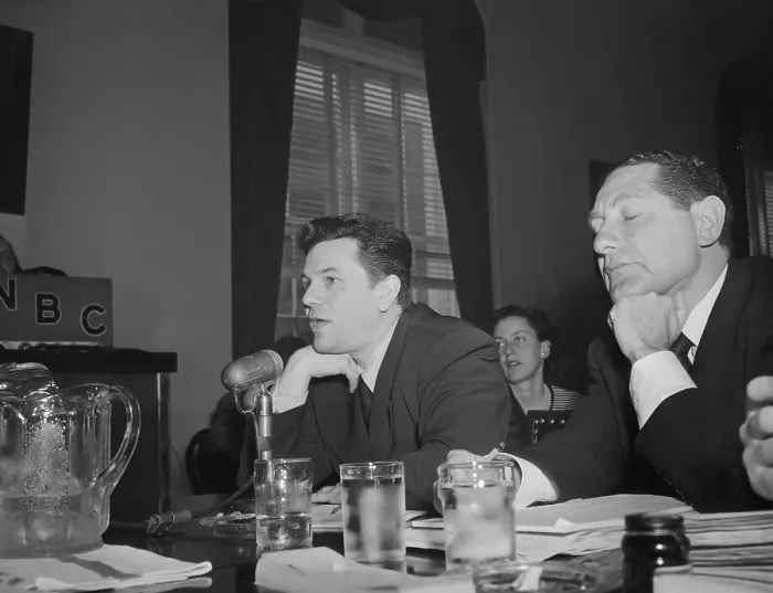 Framed Print : John Garfield At House Hearings Framed Print : John Garfield At House Hearings