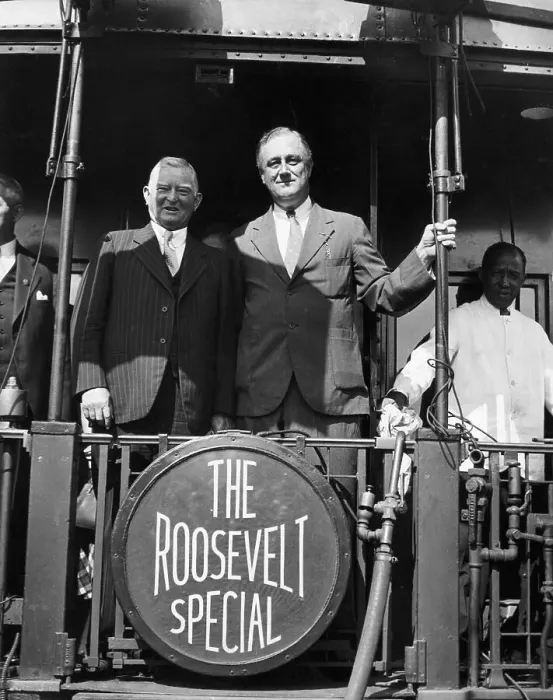 Framed Print : John Garner and FDR Campaigning Framed Print : John Garner and FDR Campaigning