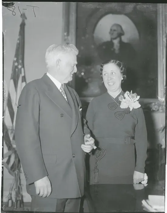 Framed Print : John Garner and Rose McConnell Long