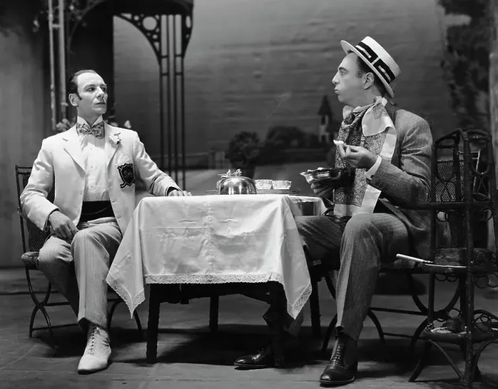 Framed Print : John Gielgud and Robert Fleming on Stage Framed Print : John Gielgud and Robert Fleming on Stage