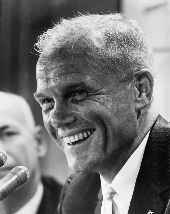 Framed Print : John Glenn at Press Conference Following Mercury 6 Mission Framed Print : John Glenn at Press Conference Following Mercury 6 Mission