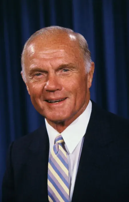 Framed Print : John Glenn Smiling Framed Print : John Glenn Smiling