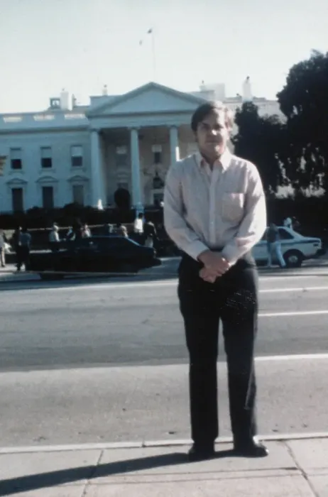 Framed Print : John Hinckley Jr Outside The White House Framed Print : John Hinckley Jr Outside The White House