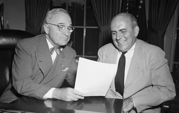 Framed Print : John J. Mccloy Seated With Pres. Truman Framed Print : John J. Mccloy Seated With Pres. Truman