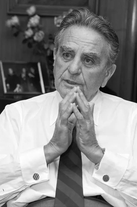 Framed Print : John J. Sirica Speaking During Interview Framed Print : John J. Sirica Speaking During Interview
