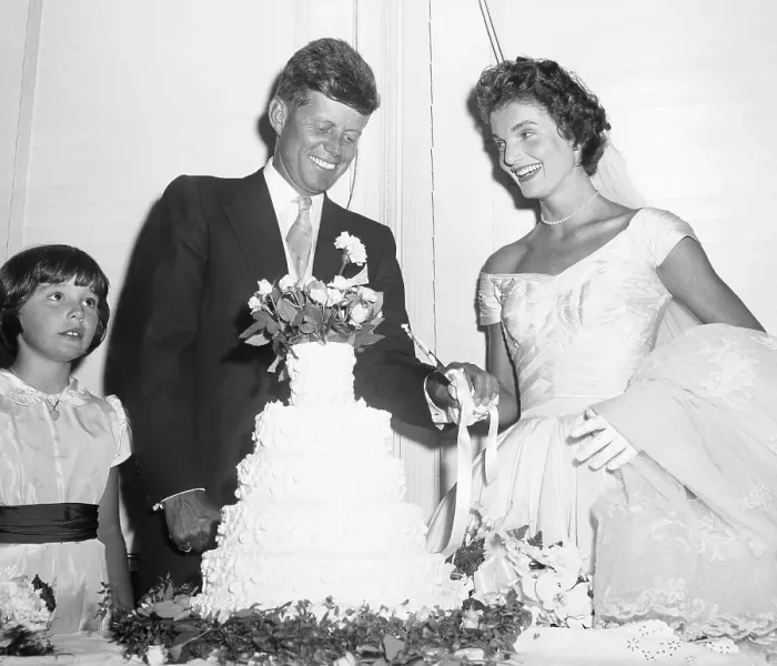 Framed Print : John and Jacqueline Kennedy Cut Wedding Cake Framed Print : John and Jacqueline Kennedy Cut Wedding Cake