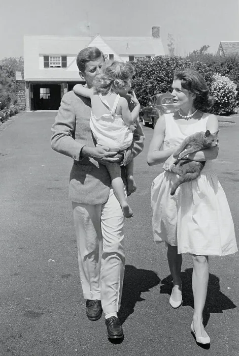 Framed Print : John and Jacqueline Kennedy on Outing with Their Daughter Framed Print : John and Jacqueline Kennedy on Outing with Their Daughter