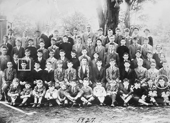 Framed Print : John and Joseph Kennedy in Elementary School Framed Print : John and Joseph Kennedy in Elementary School