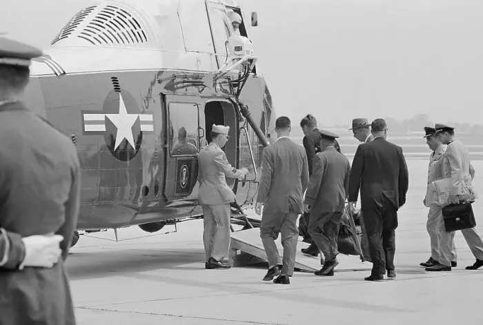 Framed Print : John Kennedy Boarding Plane Framed Print : John Kennedy Boarding Plane