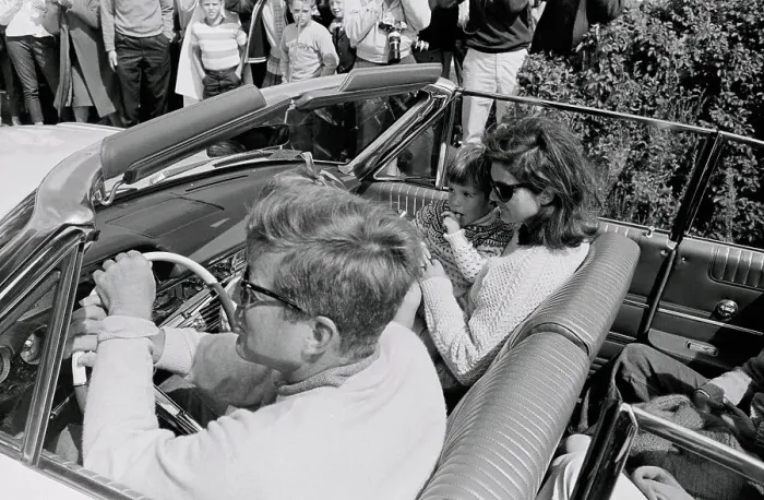 Framed Print : John Kennedy Driving