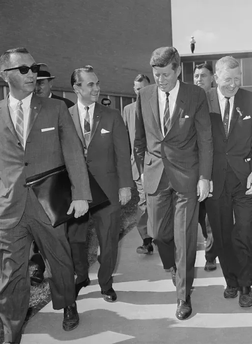 Framed Print : John Kennedy and George Wallace Framed Print : John Kennedy and George Wallace