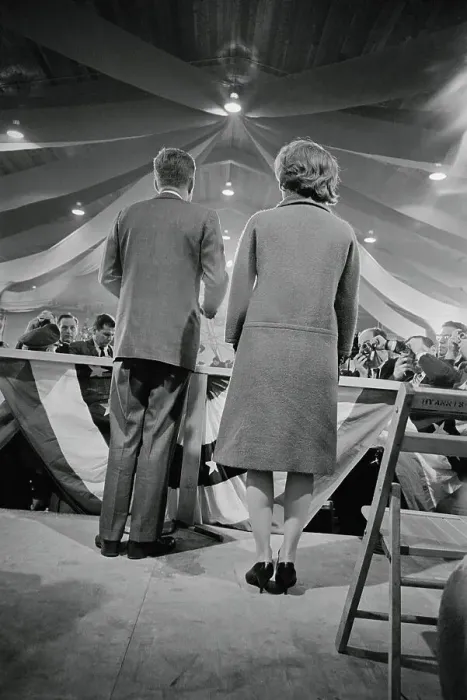 Framed Print : John Kennedy Giving Acceptance Speech