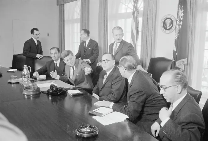 Framed Print : John Kennedy Launching a Plan Framed Print : John Kennedy Launching a Plan