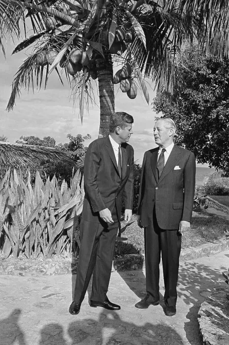 Framed Print : John Kennedy in Nassau